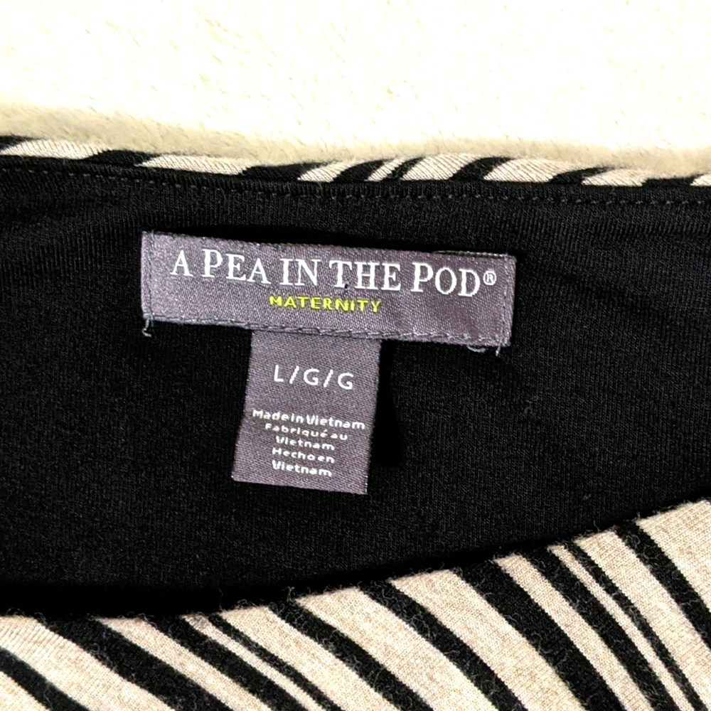 A Pea n the Pod Maternity Sleeveless Maxi Dress, L - Picture 3 of 9